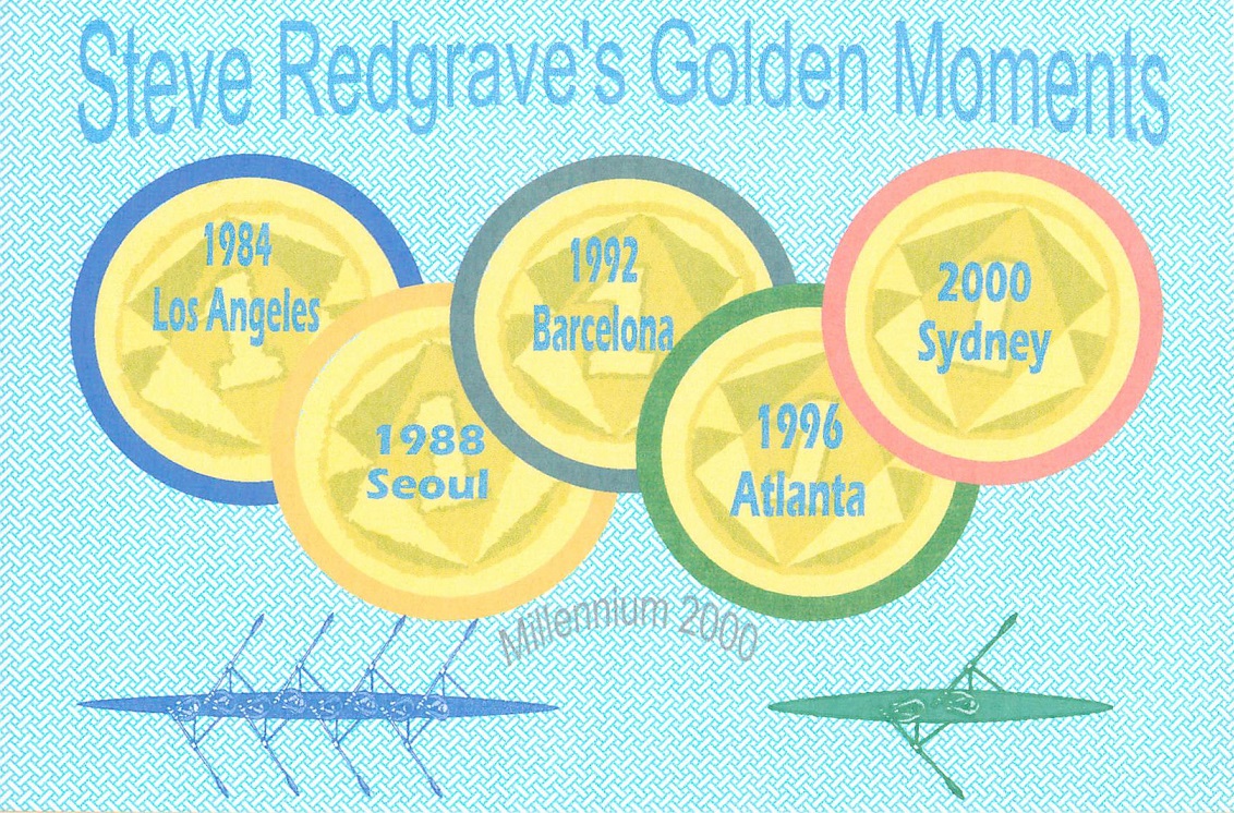 PC GBR OG Sydney 2000 five gold medals for Steve Redgrave in five consecutive Olympic Games