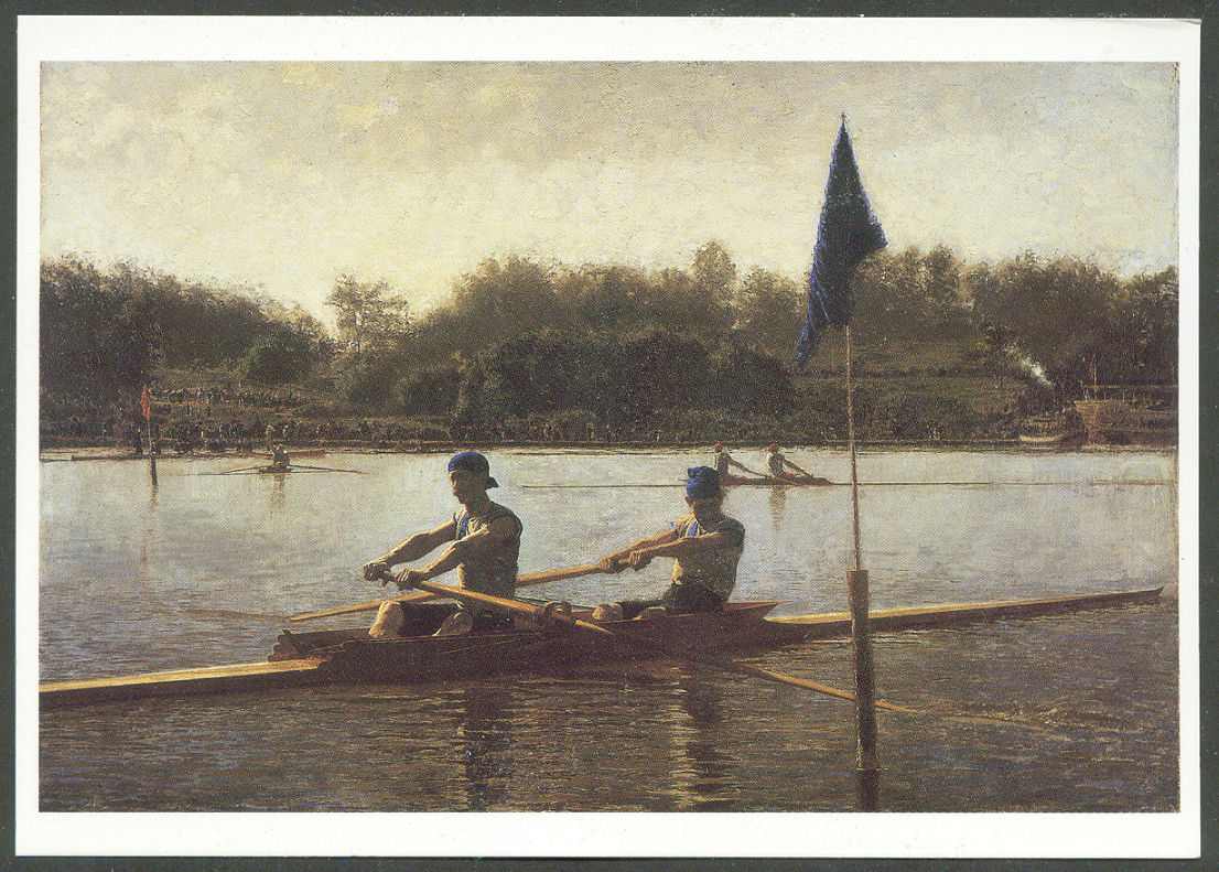 PC USA Painting T. Eakins 1844 1916 The Biglin Brothers Turning the Stake Boat 1873