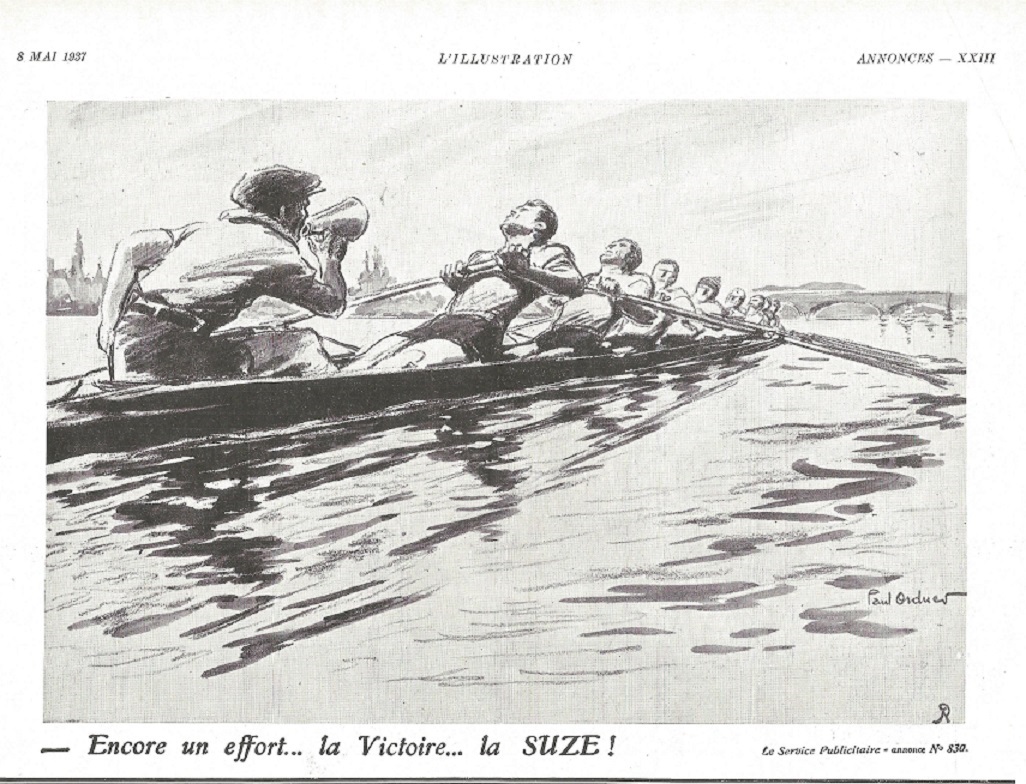 Print FRA 1937 magazine LIllustration May 8th Annonces XXIII drawing by Paul Ordner
