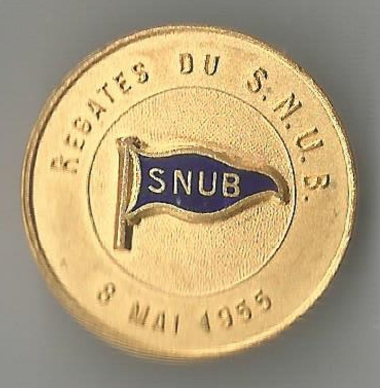 Pin BEL 1955 S.N.U.B. regates