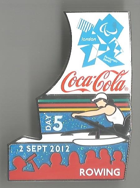 Pin GBR COCA COLA Paralympics London 2012 Sept. 2nd Day 5