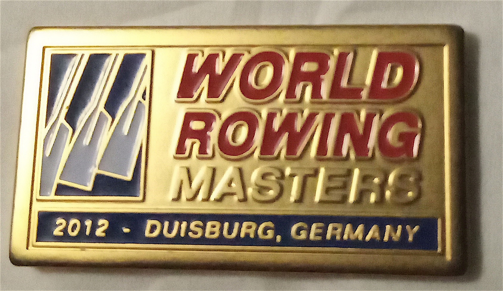 Badge GER Duisburg World Rowing Masters Regatta 2012