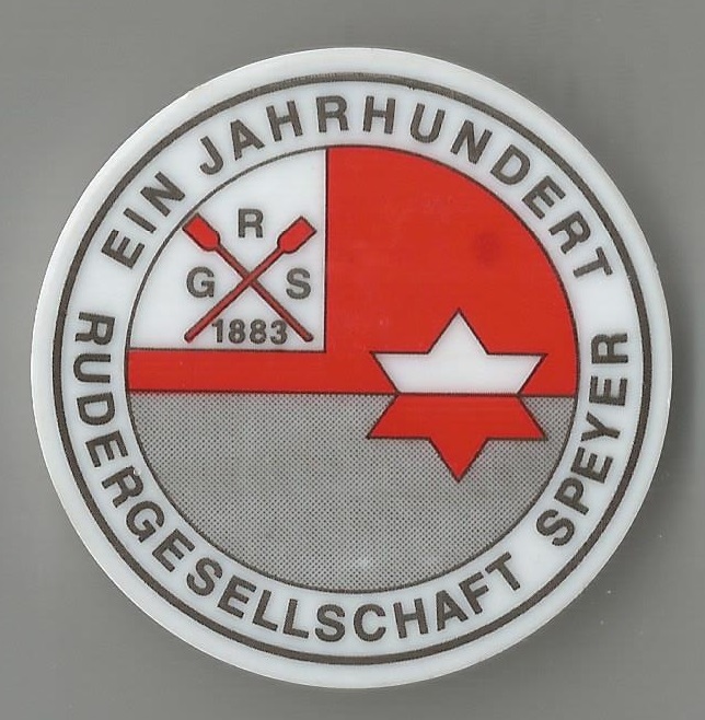 Button GER 1983 Rudergesellschaft Speyer 1883 centenary