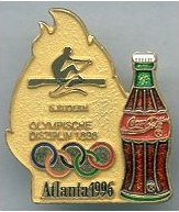 pin ger 1996 og atlanta coca cola