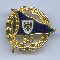 pin ger deutscher ruderverband for 50 years membership