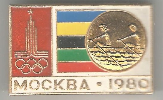 pin urs 1980 og moscow 2x with flag in olympic colours xxiii
