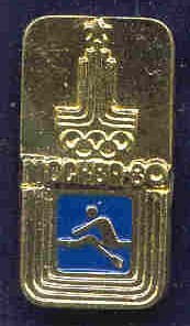 pin urs 1980 og moscow blue pictogram on golden background with logo 