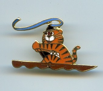 pin usa 1988 og seoul rowing tiger mascot of the games 