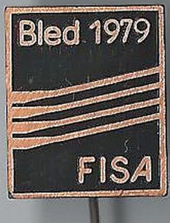 Pin YUG 1979 WRC Bled Logo black colour Coll. MM