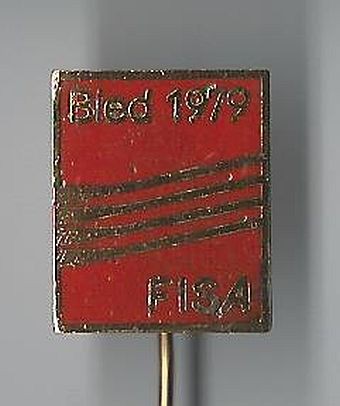 Pin YUG 1979 WRC Bled Logo red colour Coll. MM