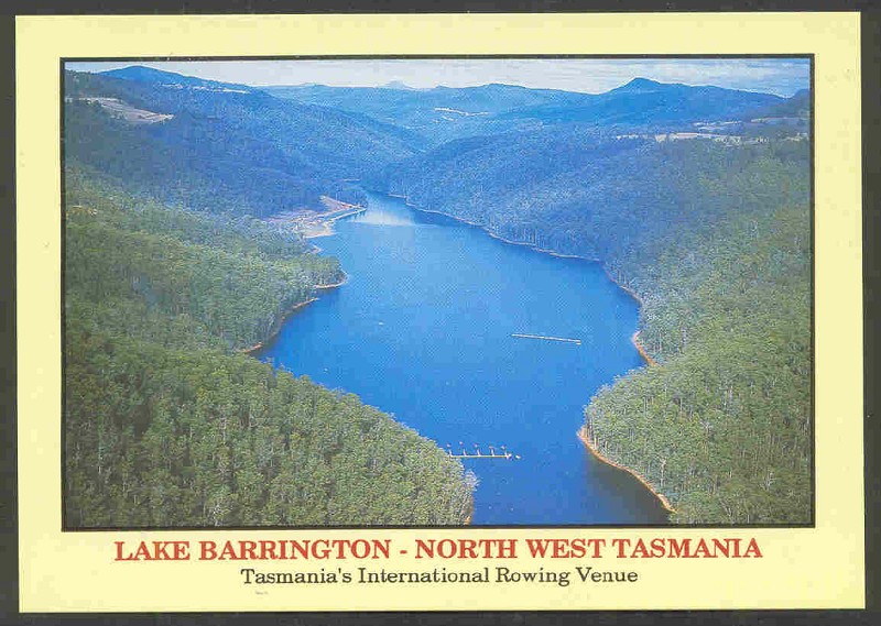 pc aus lake barrington north west tasmania bird s eye view of the international rowing venue 