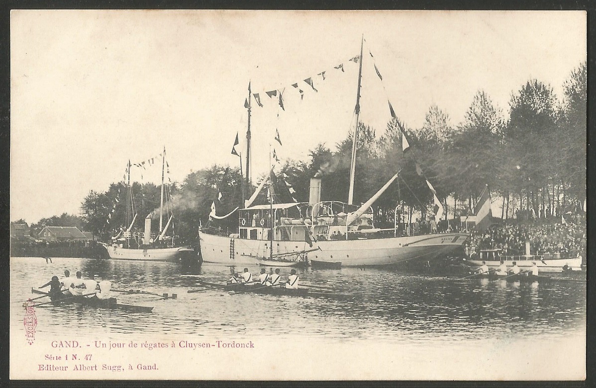 PC BEL 1905 Ghent Regatta at Cluysen Tordonck FISA Centenary Book p.24