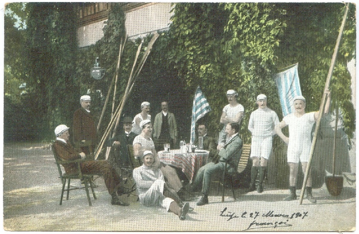 PC BEL Liege Société Royale Union Nautique founded 1873 six different views V