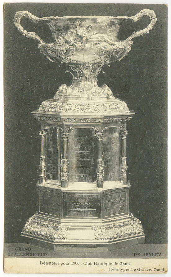 pc bel grand challenge cup de henley winner 1906 club nautique de gand pu 1907