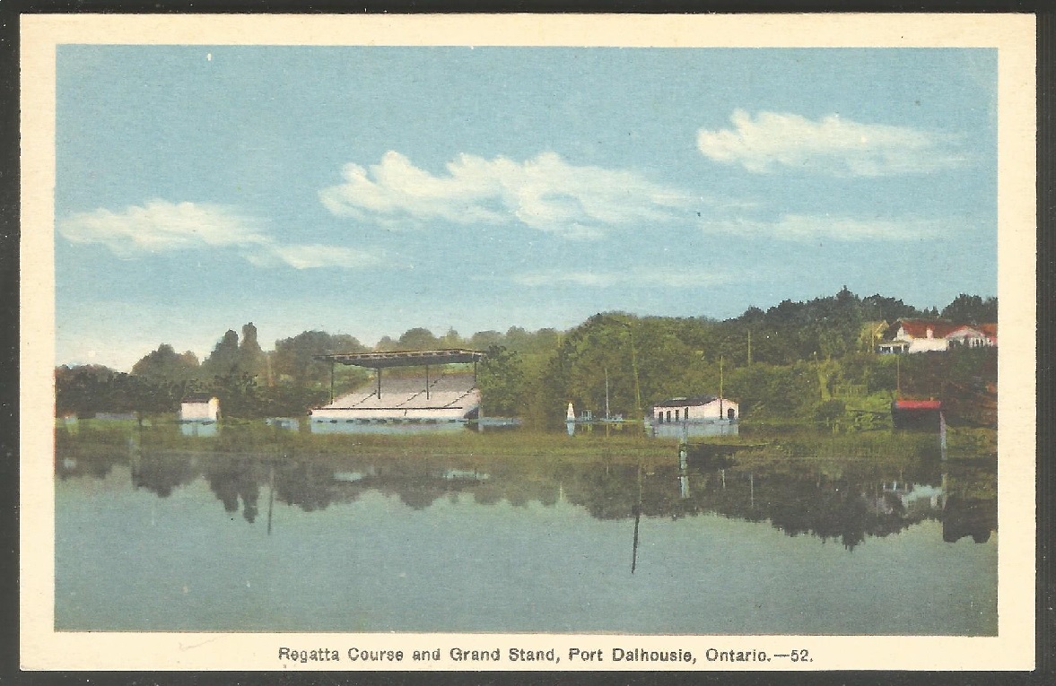 pc can royal canadian henley regatta port dalhousie ontario regatta course and grandstand