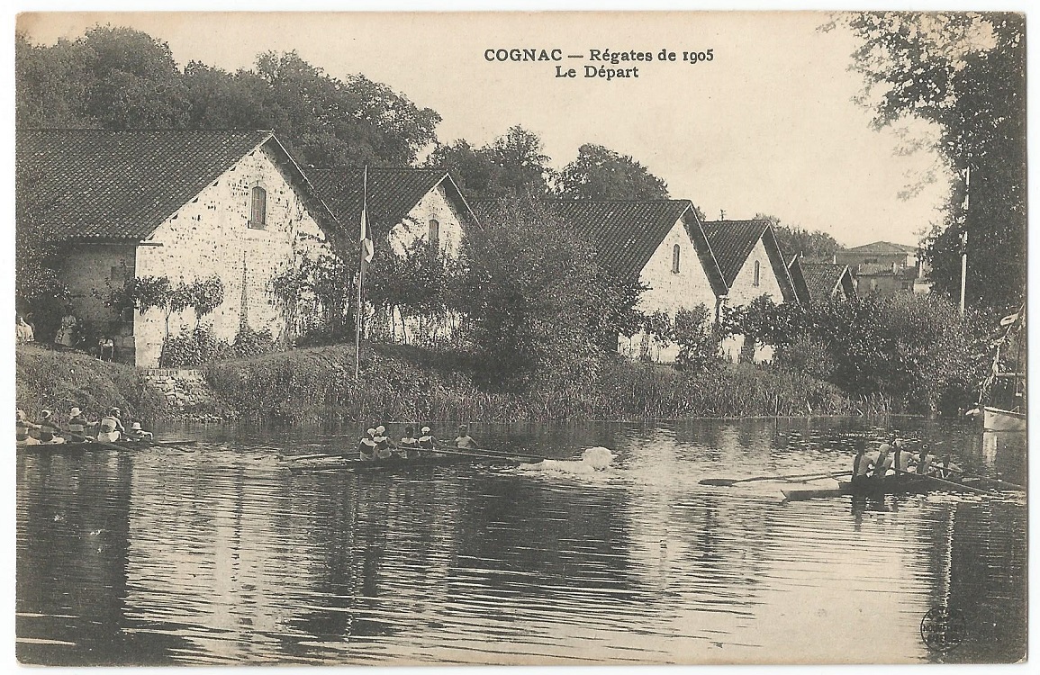 PC FRA 1905 Cognac regatta three M4 cews at the start 