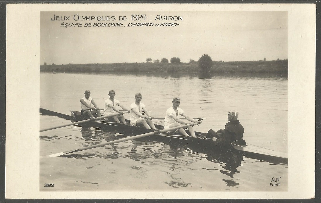 PC FRA 1924 OG Paris No. 399 The French M4 silver medal winner