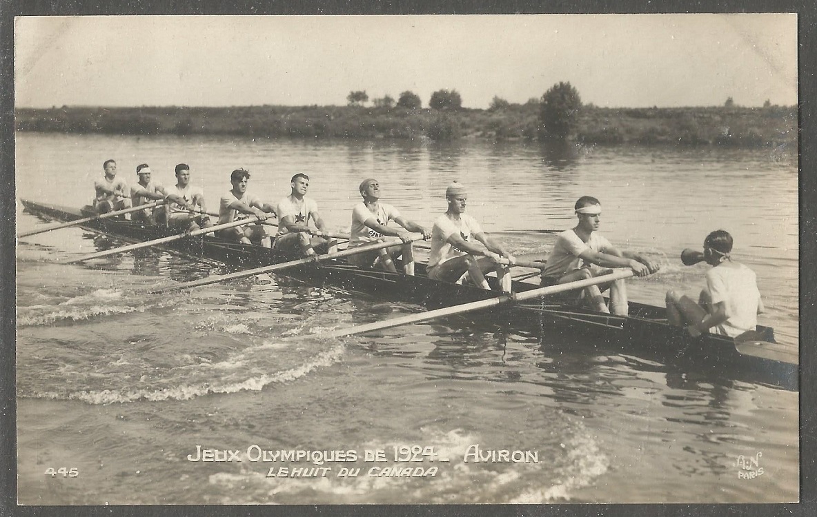 PC FRA 1924 OG Paris No. 445 The Canadian M8 silver medal winner