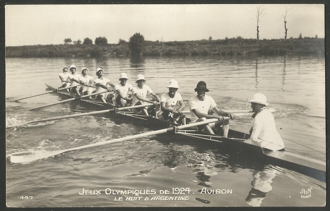 PC FRA 1924 OG Paris No. 447 The ARG M8 eliminated in the repercharge