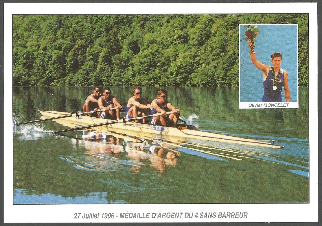 PC FRA 1996 OG Atlanta M4 crew FRA silver medal winner