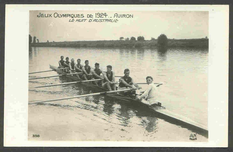 pc fra 1924 og paris the australian 8 b w photo 