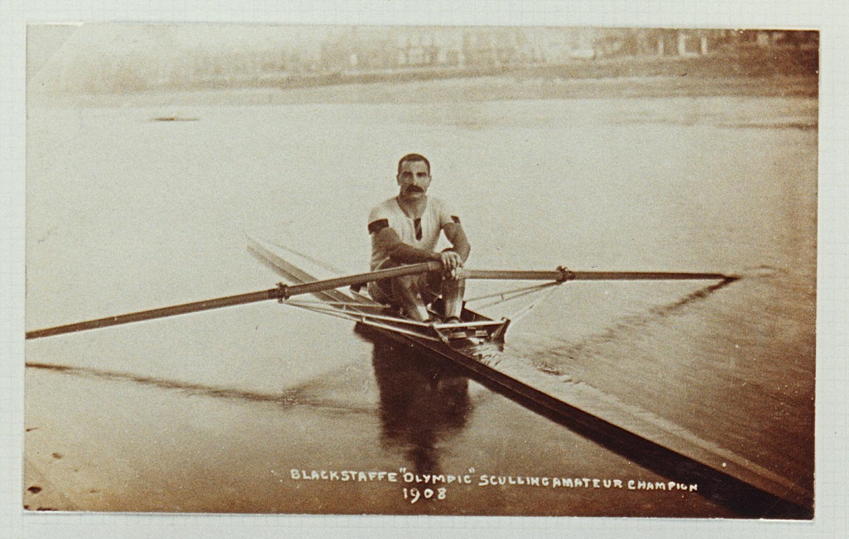 PC GBR 1908 OG London M1x gold medal winner Blackstaffe GBR