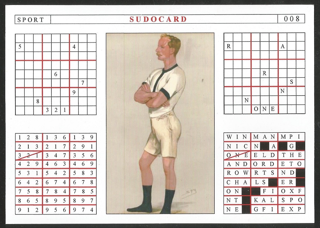 PC GBR SUDOCARD Sport No. 008 Guy Nickalls 1866 1935