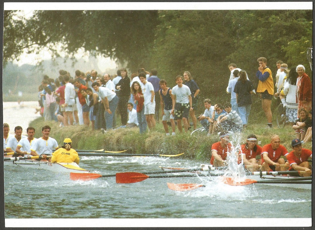 PC GBR The Cambridge Portfolio Lady Margaret chasing Clare at the May Bumps