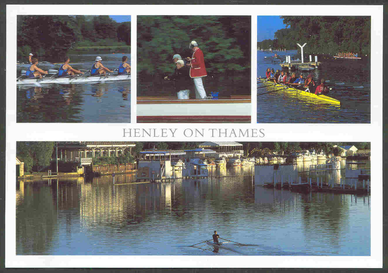 PC GBR The Romance of Henley series 2004 H 27 Henley Royal Regatta the start racing and the finish Four photos