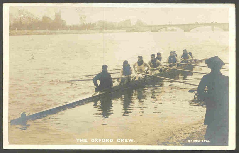 pc gbr 1905 the oxford crew with composition of crew written on the back 