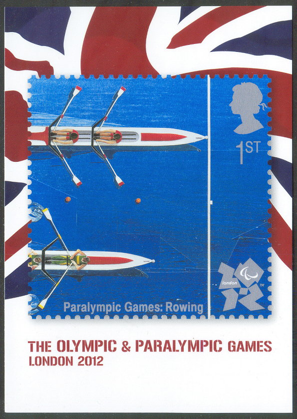 pc gbr 2010 depicting stamp gbr paralympic games rowing issued july 27th i