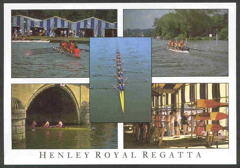 pc gbr the romance of henley series 1992 h 14 views of the regatta five photos 