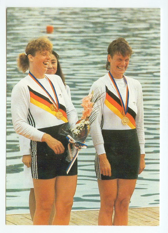 pc gdr 1988 photo of b. peter m. schroeter gold medal winners at the og seoul 1988 in the w2x 