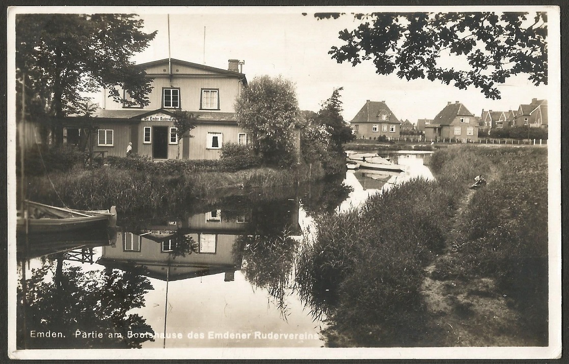 PC GER Emder RV founded 1906 boathouse PU 1930