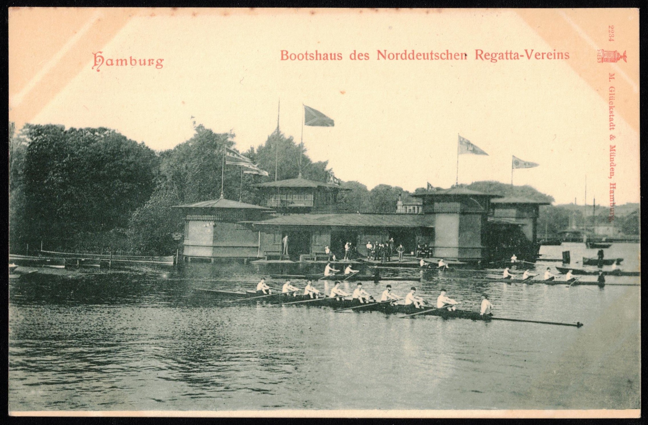 PC GER Hamburg Norddeutscher Regatta Verein North German Regatta Club boathouse