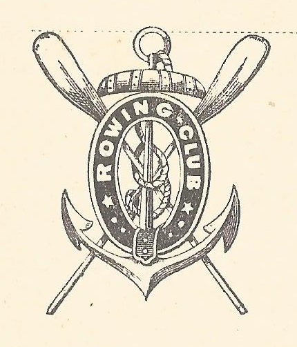 PC GER Strassburg Rowing Club founded 1879 now FRA coat of arms on reverse 
