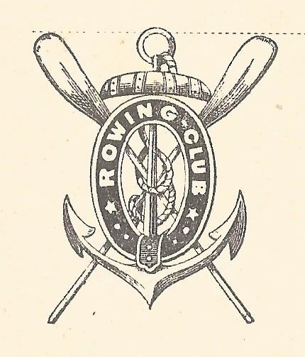 PC GER Strassburg Rowing Club founded 1879 now FRA coat of arms on reverse 