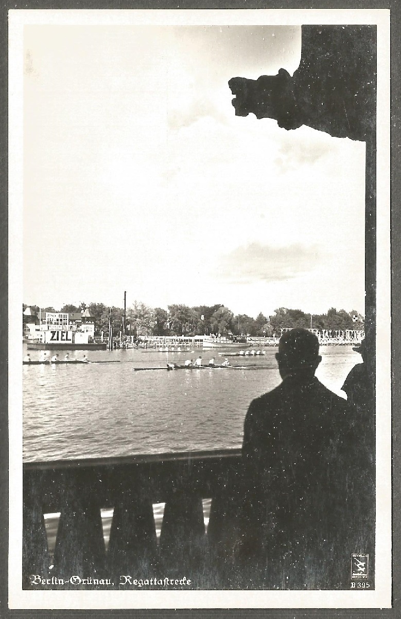 pc ger 1936 berlin gruenau regatta course finish area klinke b 395