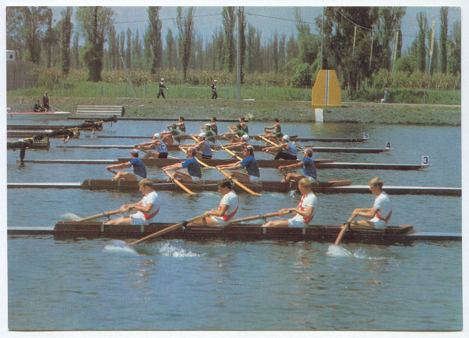 pc ger 1968 djh spendenkarte no. 33 coxless fours at og mexico