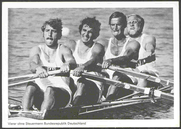 pc ger 1972 og munich crew photo of 4 ger bronze medal winner