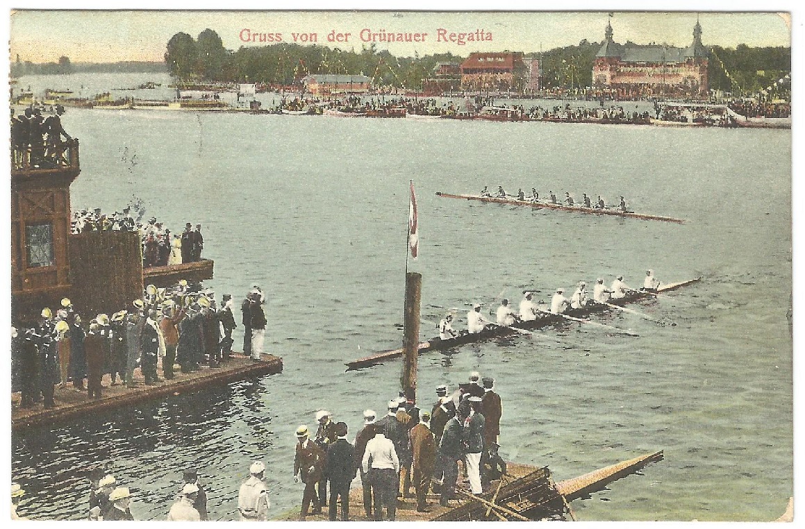 pc ger berlin gruenau greetings from regatta gruenau pu 1913
