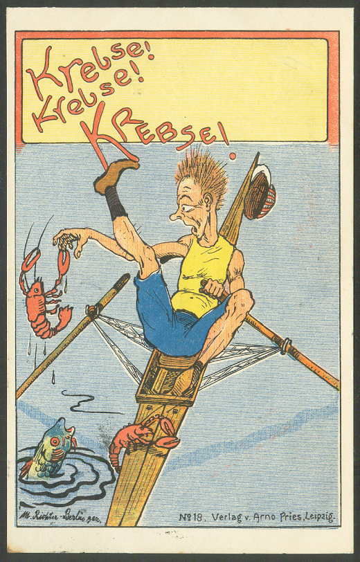 pc ger krebse krebse krebse verlag arno pries no. 18 comic drawing pu
