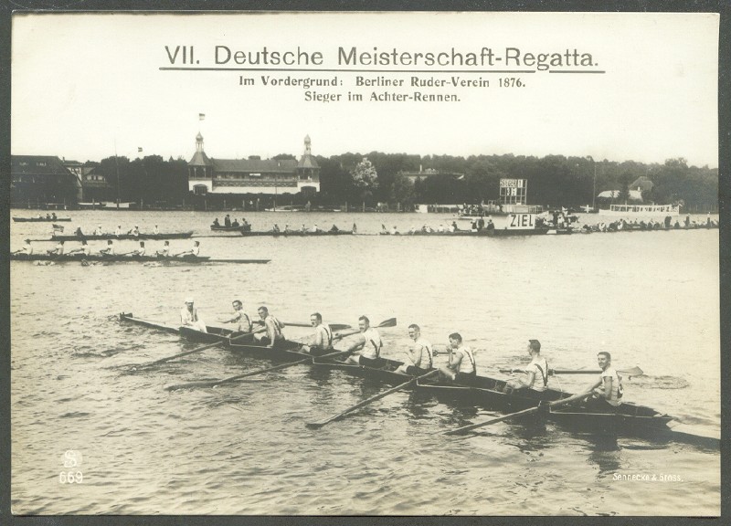 pc ger vii. german championships 1906 koenigsberg photo of berliner rv 1976 crew winner of the m8 event 