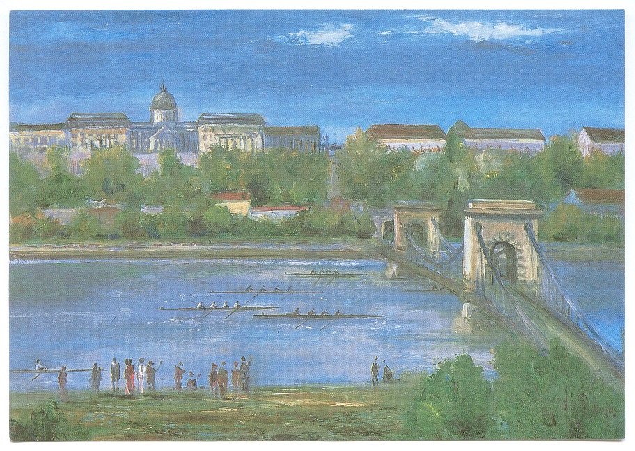 painting hun 1991 by hajos hollanda va count istvan szechenyi memorial regatta
