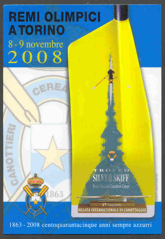 PC ITA 2008 Trofeo Silver Skiff International regatta Torino 145 years Canottieri Cerea Torino