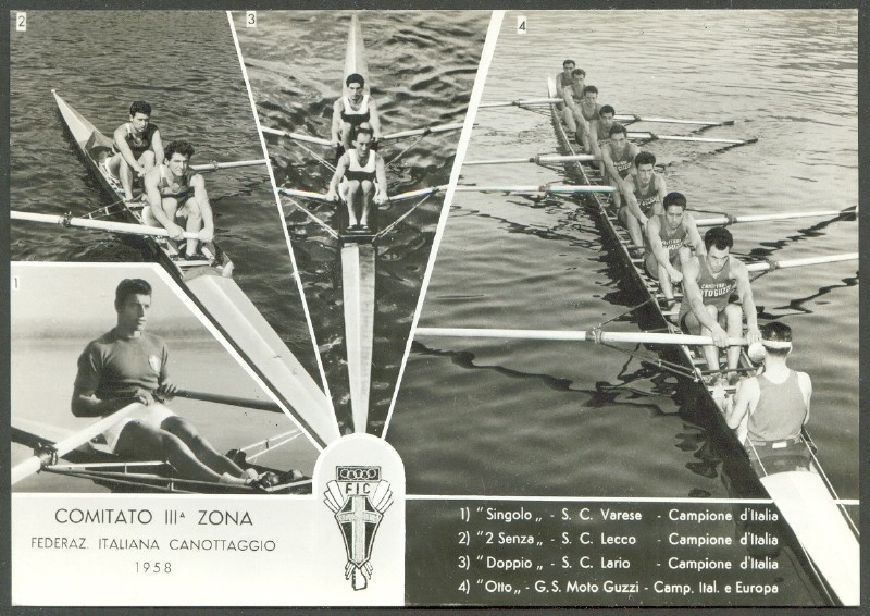 pc ita 1958 photos of m8 ita european chamion at erc poznan and other italain national champions who were selected to take part in the erc