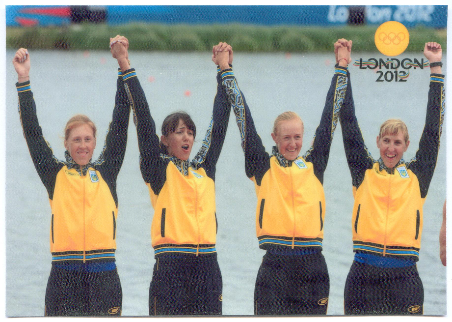 pc sin 2012 og london gold medal winners w4x olympic champions ukr