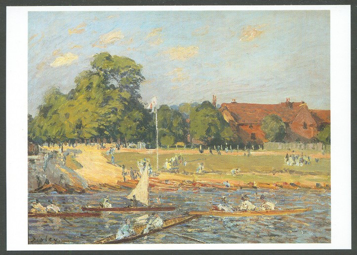 pc painting a. sisley 1839 1899 regatta at hampton court 1874