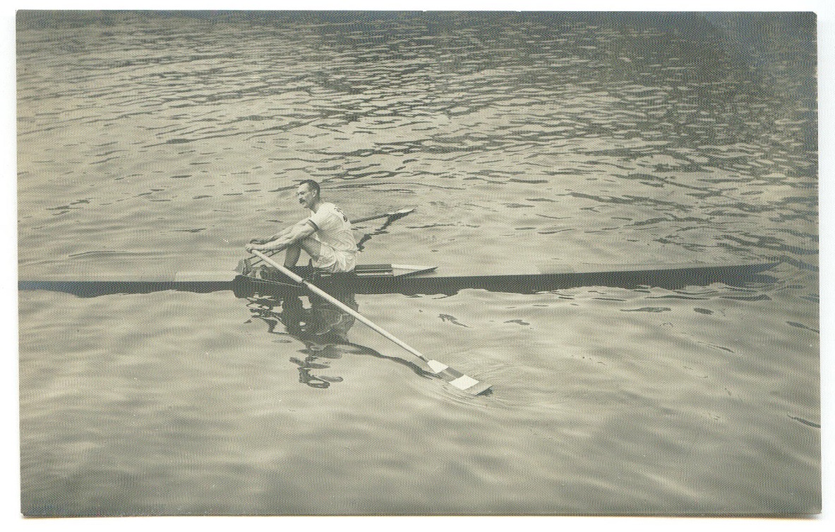 PC SWE 1912 OG Stockholm No. 286 I P. Veirman BEL M1X silver medal winner