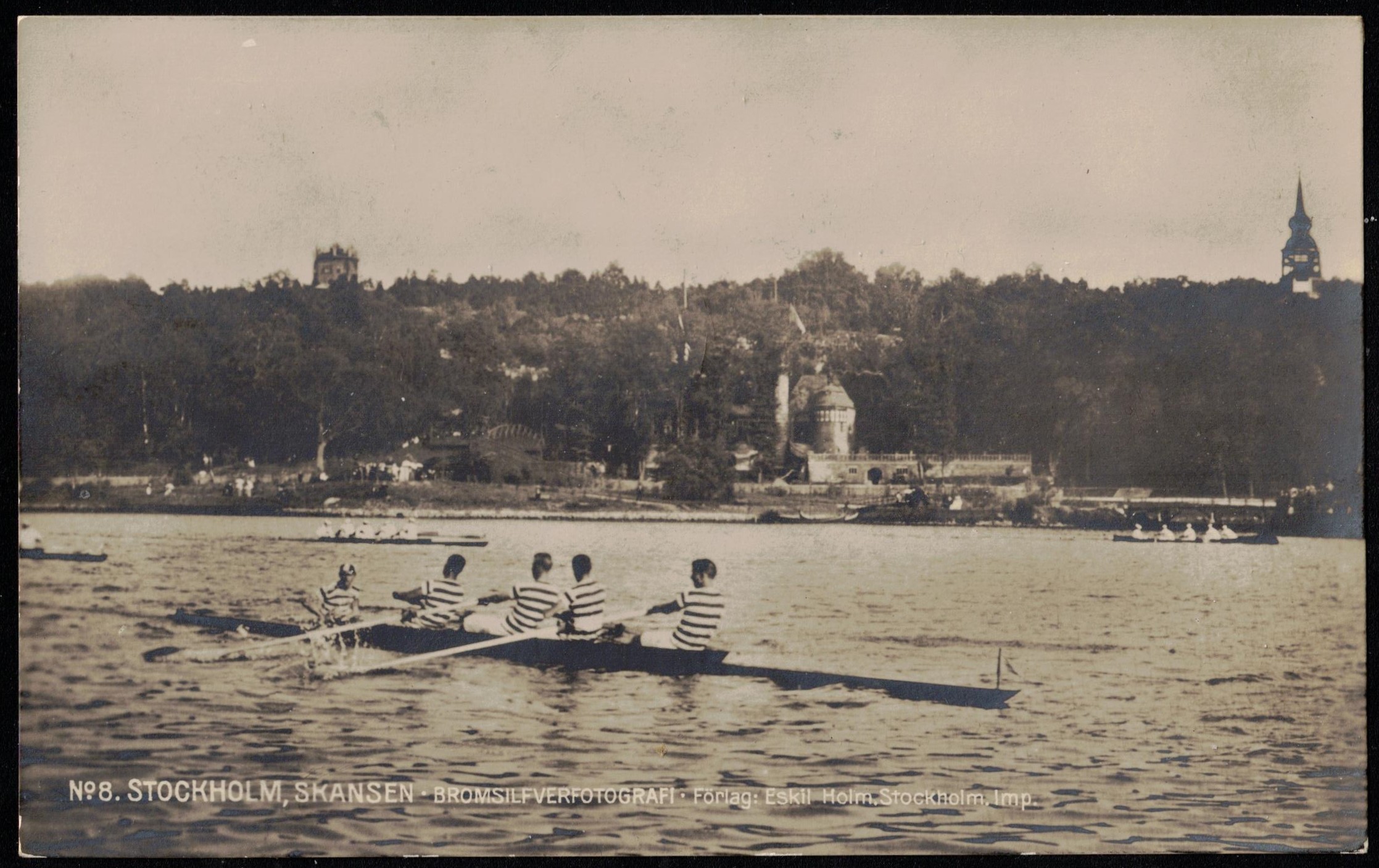 PC SWE 1912 Stockholm Regatta possibly a race during the Olympic regatta